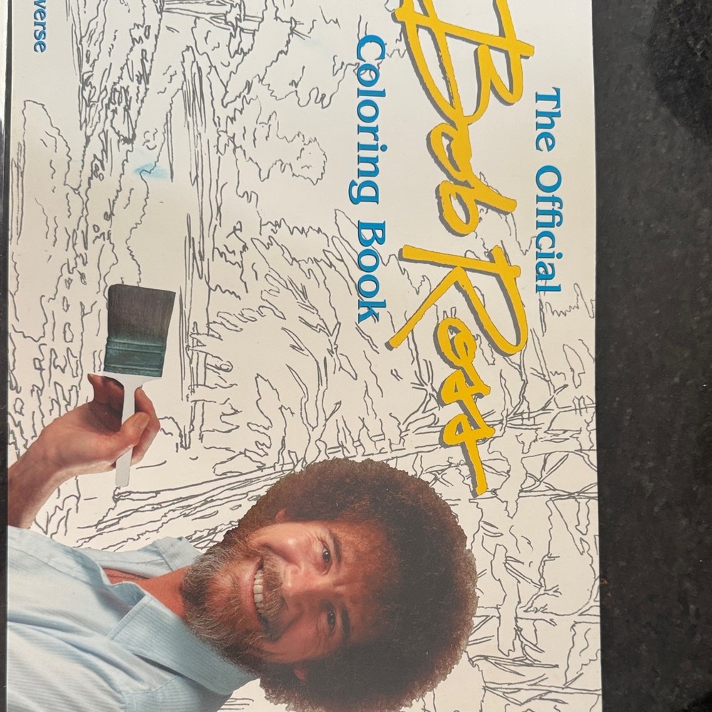 Bob Ross Coloring Book